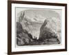 The Cabin on the Grands Mulets, Mont Blanc-null-Framed Giclee Print