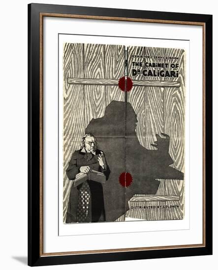 The Cabinet of Dr. Caligari, 1919-null-Framed Art Print