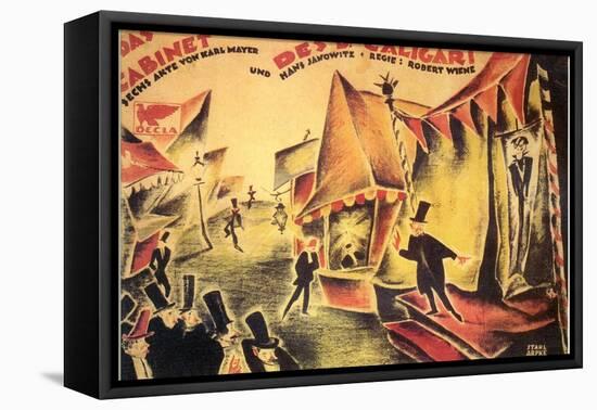 The Cabinet of Dr. Caligari, 1919-null-Framed Stretched Canvas