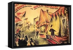 The Cabinet of Dr. Caligari, 1919-null-Framed Stretched Canvas