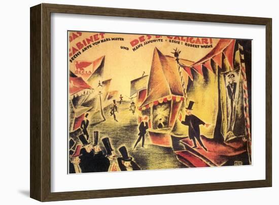 The Cabinet of Dr. Caligari, 1919-null-Framed Art Print