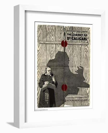 The Cabinet of Dr. Caligari, 1919-null-Framed Art Print