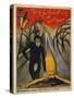 The Cabinet of Dr. Caligari, Italian Movie Poster, 1919-null-Stretched Canvas