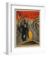 The Cabinet of Dr. Caligari, Italian Movie Poster, 1919-null-Framed Art Print