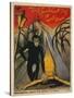 The Cabinet of Dr. Caligari, Italian Movie Poster, 1919-null-Stretched Canvas