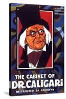 The Cabinet of Dr Caligari Movie Werner Krauss Conrad Veidt Poster Print-null-Stretched Canvas