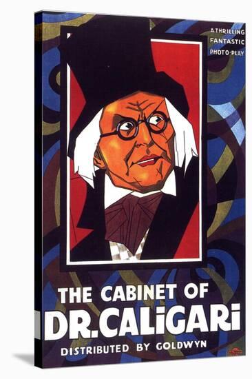 The Cabinet of Dr Caligari Movie Werner Krauss Conrad Veidt Poster Print-null-Stretched Canvas