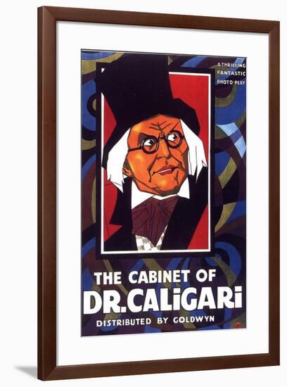 The Cabinet of Dr Caligari Movie Werner Krauss Conrad Veidt Poster Print-null-Framed Poster