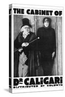 The Cabinet of Dr Caligari Movie Werner Krauss Poster Print-null-Stretched Canvas