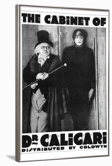 The Cabinet of Dr Caligari Movie Werner Krauss Poster Print-null-Framed Poster