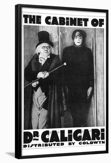 The Cabinet of Dr Caligari Movie Werner Krauss Poster Print-null-Framed Poster