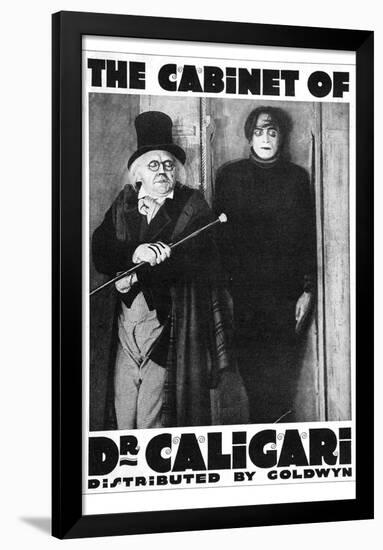 The Cabinet of Dr Caligari Movie Werner Krauss Poster Print-null-Framed Poster