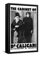 The Cabinet of Dr Caligari Movie Werner Krauss-null-Framed Stretched Canvas