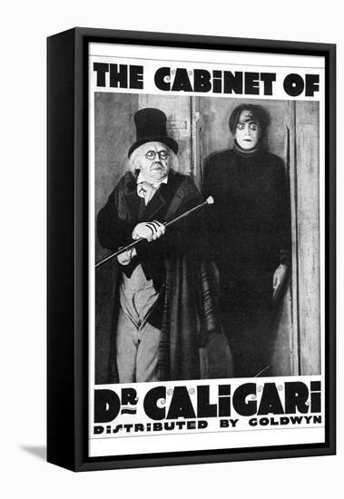 The Cabinet of Dr Caligari Movie Werner Krauss-null-Framed Stretched Canvas