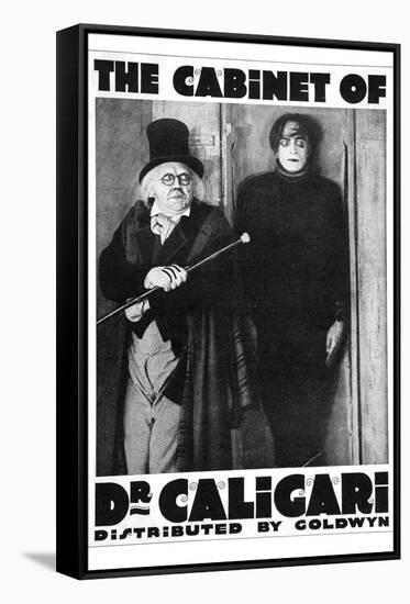 The Cabinet of Dr Caligari Movie Werner Krauss-null-Framed Stretched Canvas