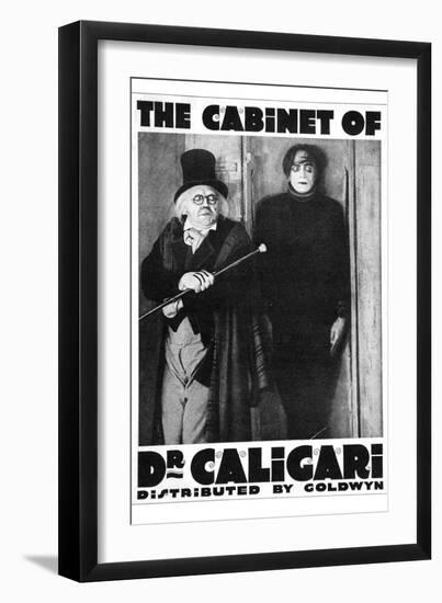 The Cabinet of Dr Caligari Movie Werner Krauss-null-Framed Art Print