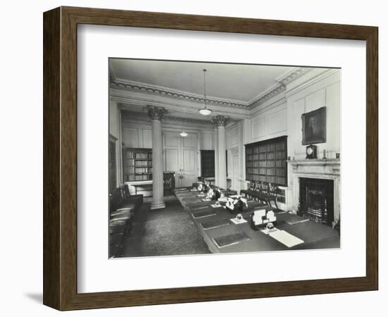 The Cabinet Room at Number 10, Downing Street, London, 1927-null-Framed Photographic Print