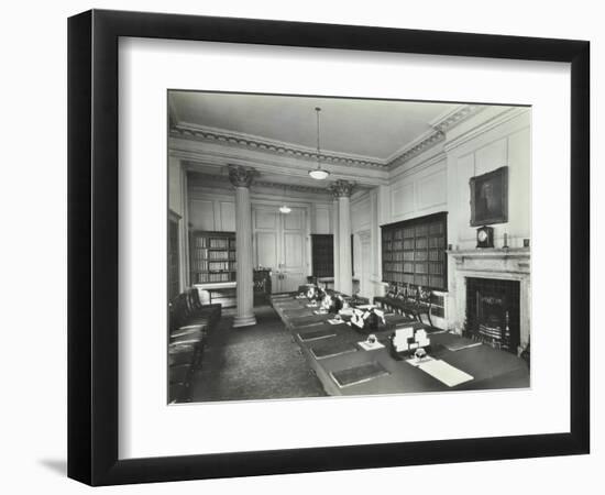 The Cabinet Room at Number 10, Downing Street, London, 1927-null-Framed Photographic Print
