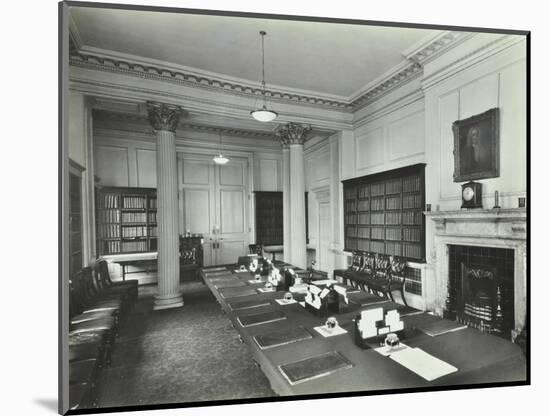 The Cabinet Room at Number 10, Downing Street, London, 1927-null-Mounted Photographic Print