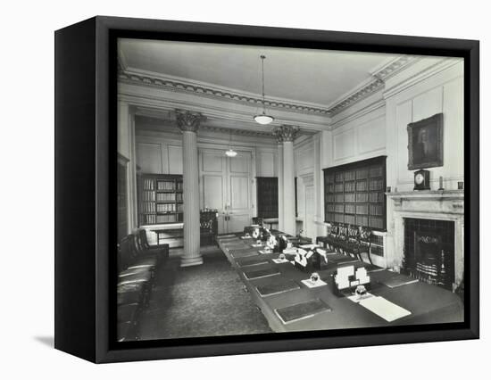 The Cabinet Room at Number 10, Downing Street, London, 1927-null-Framed Stretched Canvas