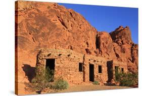 The Cabins, Valley of Fire State Park, Overton, Nevada, United States of America, North America-Richard Cummins-Stretched Canvas