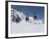 The Cable Car Between Italy and France Through the Mont Blanc Massif, Aiguille Du Midi, Chamonix, H-Angelo Cavalli-Framed Photographic Print