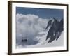 The Cable Car Between Italy and France Through the Mont Blanc Massif, Aiguille Du Midi, Chamonix, H-Angelo Cavalli-Framed Photographic Print