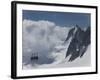 The Cable Car Between Italy and France Through the Mont Blanc Massif, Aiguille Du Midi, Chamonix, H-Angelo Cavalli-Framed Photographic Print