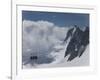 The Cable Car Between Italy and France Through the Mont Blanc Massif, Aiguille Du Midi, Chamonix, H-Angelo Cavalli-Framed Photographic Print