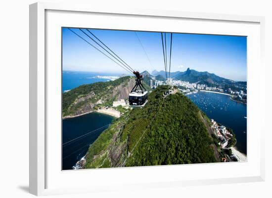 The Cable Car To Sugar Loaf In Rio De Janeiro-Mariusz Prusaczyk-Framed Photographic Print