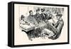 The Cable Car-Charles Dana Gibson-Framed Stretched Canvas