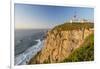 The Cabo Da Roca Lighthouse Overlooks the Promontory Towards the Atlantic Ocean at Sunset, Sintra-Roberto Moiola-Framed Photographic Print