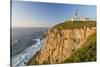 The Cabo Da Roca Lighthouse Overlooks the Promontory Towards the Atlantic Ocean at Sunset, Sintra-Roberto Moiola-Stretched Canvas