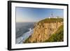The Cabo Da Roca Lighthouse Overlooks the Promontory Towards the Atlantic Ocean at Sunset, Sintra-Roberto Moiola-Framed Photographic Print