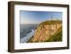 The Cabo Da Roca Lighthouse Overlooks the Promontory Towards the Atlantic Ocean at Sunset, Sintra-Roberto Moiola-Framed Photographic Print