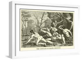 The Caboclos of Brazil Shooting-null-Framed Giclee Print