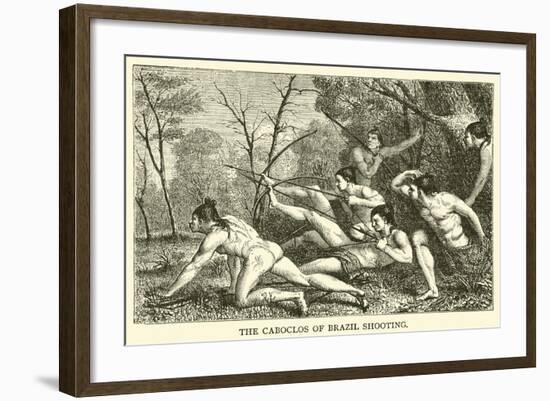 The Caboclos of Brazil Shooting-null-Framed Giclee Print