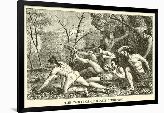 The Caboclos of Brazil Shooting-null-Framed Giclee Print