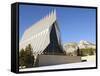 The Cadet Chapel at the U.S. Air Force Academy in Colorado Springs, Colorado-Stocktrek Images-Framed Stretched Canvas