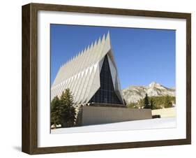 The Cadet Chapel at the U.S. Air Force Academy in Colorado Springs, Colorado-Stocktrek Images-Framed Premium Photographic Print