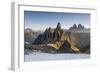 The 'Cadini Di Misurina' Peaks are Shot as the Sun Is Rising in the Dolomites-ClickAlps-Framed Photographic Print