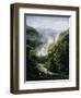 The Caduta Delle Marmore Waterfall on the River Velino, 1819-Fedor Mikhailovich Matveev-Framed Premium Giclee Print