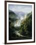 The Caduta Delle Marmore Waterfall on the River Velino, 1819-Fedor Mikhailovich Matveev-Framed Giclee Print