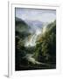 The Caduta Delle Marmore Waterfall on the River Velino, 1819-Fedor Mikhailovich Matveev-Framed Giclee Print