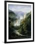 The Caduta Delle Marmore Waterfall on the River Velino, 1819-Fedor Mikhailovich Matveev-Framed Giclee Print