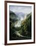 The Caduta Delle Marmore Waterfall on the River Velino, 1819-Fedor Mikhailovich Matveev-Framed Giclee Print