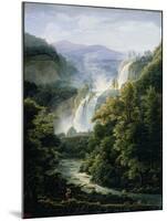 The Caduta Delle Marmore Waterfall on the River Velino, 1819-Fedor Mikhailovich Matveev-Mounted Giclee Print