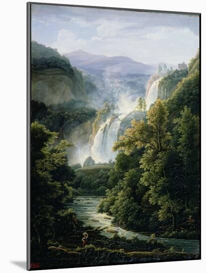 The Caduta Delle Marmore Waterfall on the River Velino, 1819-Fedor Mikhailovich Matveev-Mounted Giclee Print