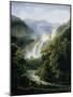 The Caduta Delle Marmore Waterfall on the River Velino, 1819-Fedor Mikhailovich Matveev-Mounted Giclee Print