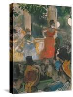 The Café-Concert at Les Ambassadeurs-Edgar Degas-Stretched Canvas
